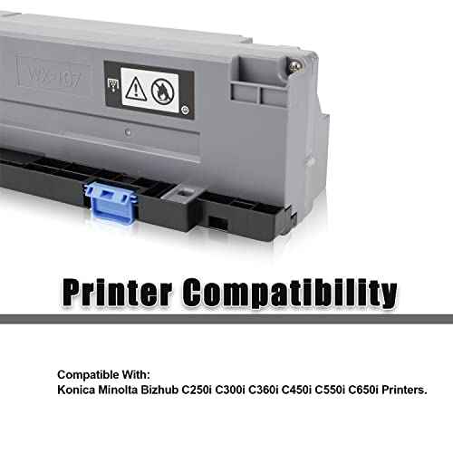 ValueColor Compatible with WX-107 WX107 Waste Toner Box Replacement for Konica Minolta Bizhub C250i C300i C360i C450i C550i C650i Printers.