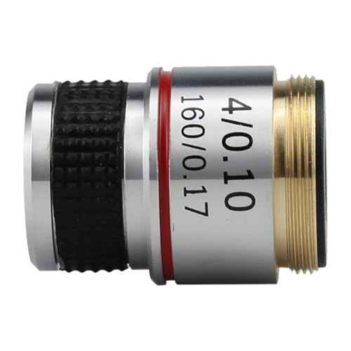 4X Objective Lens for Microscope - Brass Material with RMS Thread