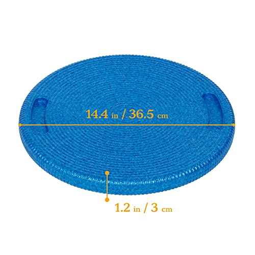 ECR4Kids CircleSpots, Seating Pads, Blue, 10-Pack