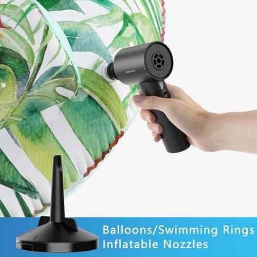 REIKIYA Compressed Air Duster,Speed of 118000RPM Electric Air Duster Air Blower Vacuum Cleaner, Mini Hand Held for Keyboard Car Home