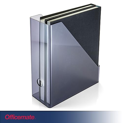 Officemate Recycled Magazine File, Smoke Gray (21510)