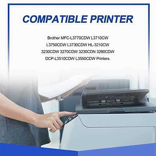 Compatible DR223CL DR-223CL Black Drum Unit Replacement for HL-L3210CW L3230CDW L3270CDW L3290CDW MFC-L3710CW L3750CDW L3770CDW Printer (Drum, 2-Pack)
