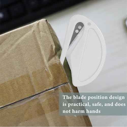 20 Pieces Letter Opener Envelope Slitter,Razor Blade Plastic Openers, Ideal for Office Home Supplies