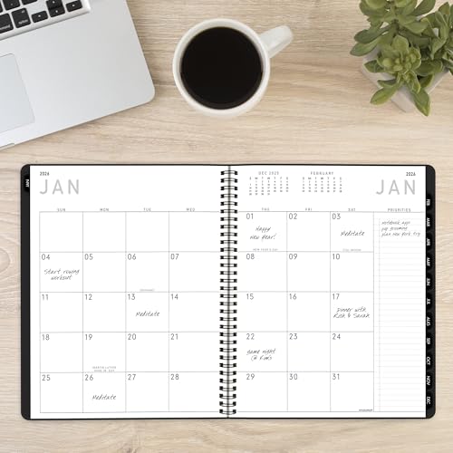 AT-A-GLANCE 2026 Planner, Monthly, 9" x 11", Large, Contemporary Lite, Black (7026XL0526)