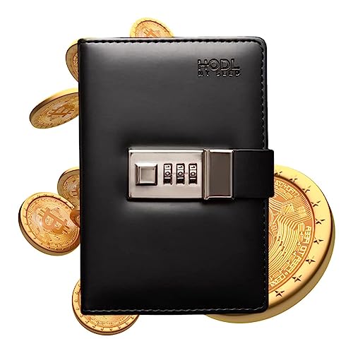 Seedbook By Hodl My Seed ? The Safest And Most Convenient Way To Store Your Crypto Recovery Seed Phrases. Securely Lock Your Cold Storage Keys In This Safe Password Notebook(1, Black)