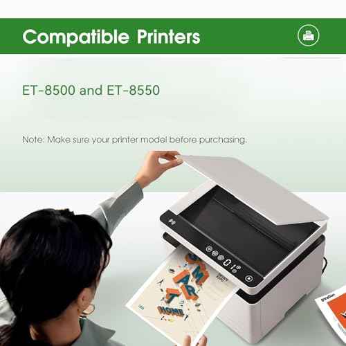 552 Ink Refill Bottles 6-Pack Remanufactured for Epson T552 552 Dye Ink for Ecotank Photo ET-8550 ET-8500 ET8550 ET8500 Printer (Black,Photo Black,Cyan, Magenta,Yellow, Gray)