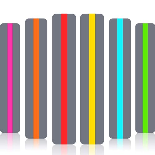 Zonon 36 Pcs Guided Reading Strips for Dyslexia - Colored Highlight Reading Aids