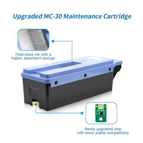 MC-30 Maintenance Cartridge Replacement for Canon Imageprograf GP-2000 4000 PRO-2100 4100 6000 6100 6600 TX-3000 3100 4000 4100 Printers