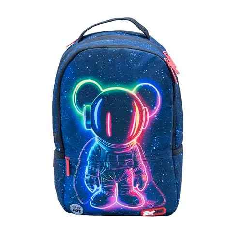 streetart Graffiti Backpack Adult,Casual Daypack,Designer Laptop Backpack for 15.6 Inch,Cool Backpack for Unisex (Astro Mikey)