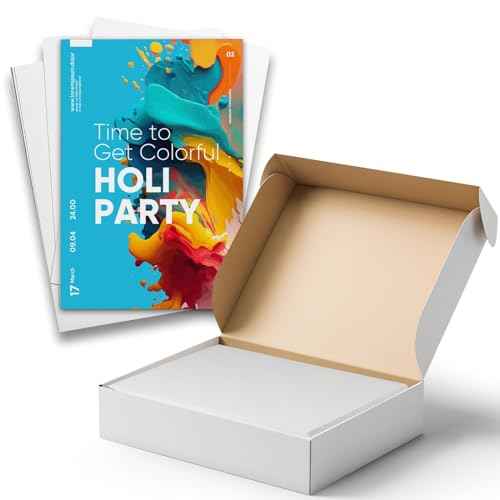 Hamilco Blank Index Cards 6" x 9" Card Stock 65lb Cover White Cardstock Paper - 100 Pack