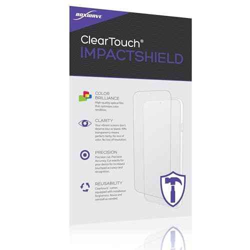 BoxWave Screen Protector Compatible With Trimble Juno 3 - ClearTouch ImpactShield (2-Pack), Impenetrable Screen Protector Flexible Film