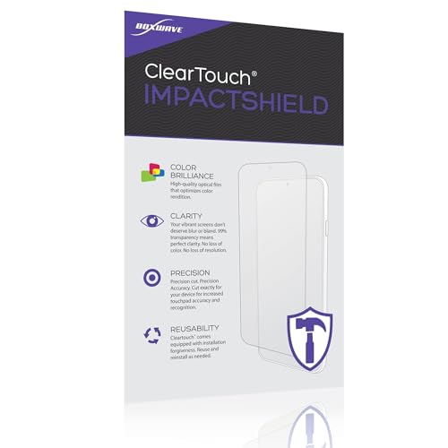 BoxWave Skylight Calendar 15 Inch Screen Protector ImpactShield 2-Pack - ClearTouch ImpactShield