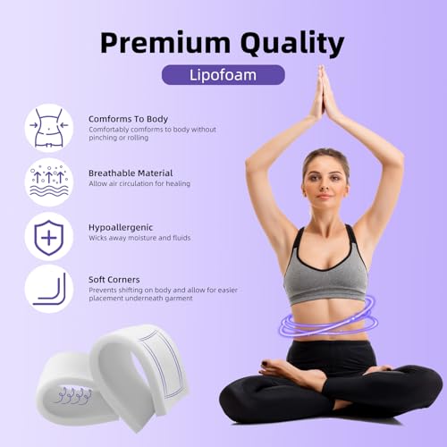 Hayunfiys 5 Pack Post Surgery Liposuction Foam Pads for Abdominal Compression Recovery