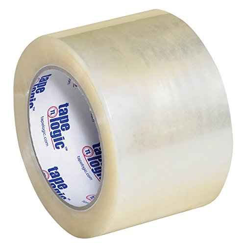 Tape Logic 2 Inch x 110 Yards Clear Hot Melt Packing Tape, 2.2 Mil Thick, Pack of 6 Rolls, for Packaging, Moving, Home and Office