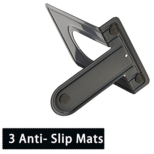 Heavy Duty Metal Bookends - Sturdy T-Shaped Book Holders for Shelves