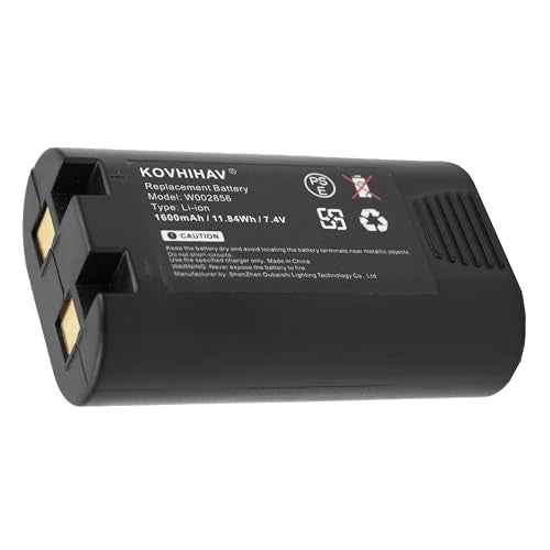 (2 Pack) Updated li-ion Battery 7.4v 1600mah 11.84Wh for Rhino 4200 Rhino 5200 LabelManager 420P LabelManager 360D