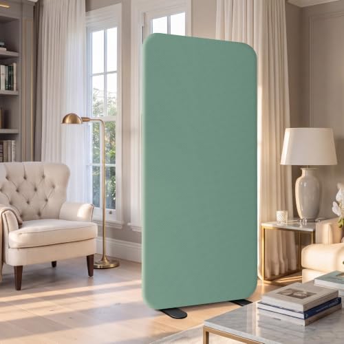 DECOLAB 29x65 in Standing Room Divider Privacy Panel Aqua