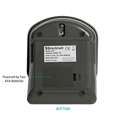 Brecknell PS7, Electronic Postal Scale, 7 lb x 0.002 lb