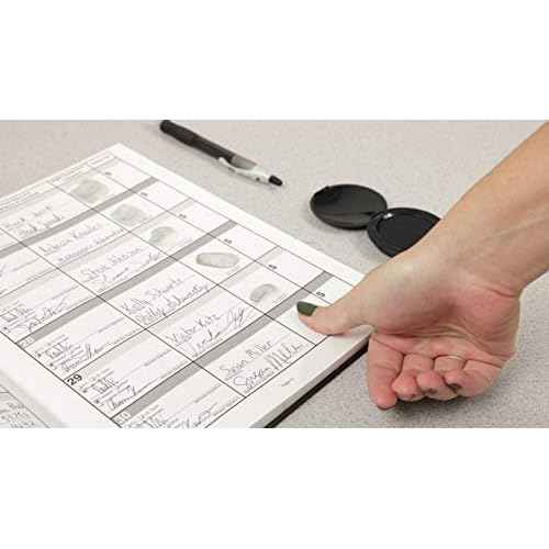 ExcelMark Inkless Thumbprint Pad - for Identification and Security ID - 10 Pack