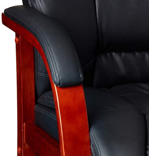 Boss Boss Office Products Mid Back Wood Finished Guest Chairs