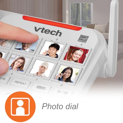 VTech SN5147 Amplified Corded & Cordless Senior Phone with Large Buttons