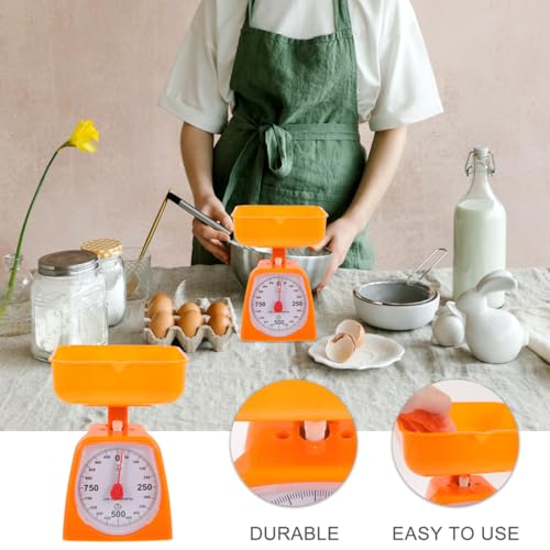 Analog Food Scale - Compact Kitchen Scale for Cooking & Baking