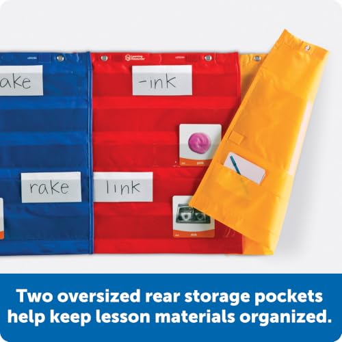 Learning Resources Magnetic Pocket Chart Squares Set of 4, 28 x 34 inches