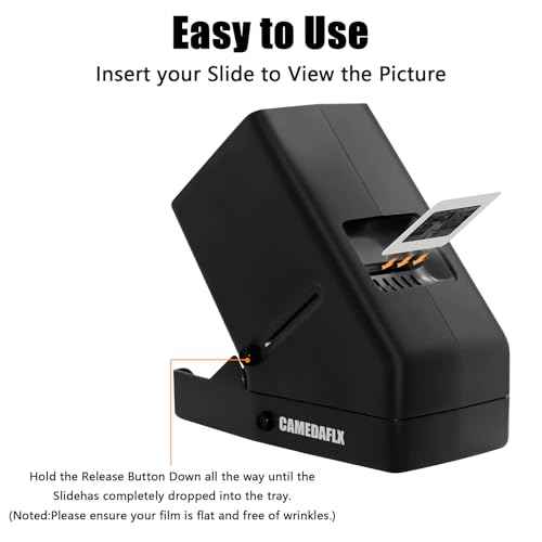 SV-3 35mm Slide & Film Viewer-Slide Viewer with 3X Magnification and LED-Lighted Viewing for 35mm Slides and Film Negatives,USB or Battery Powered.(Include USB Cable)