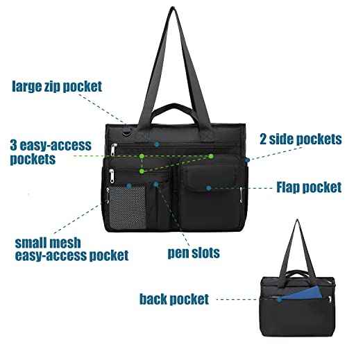 Gatycallaty Nurse Tote Bag for Women First Aid Organizer with Multi-Pockets, Healthcare Work Travel Essentials Nursing Gifts