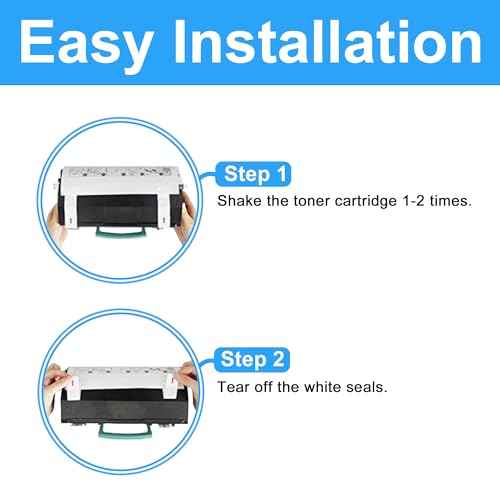 LCL Compatible Toner Cartridge Replacement for Lexmark X264 X264A11G X264H11G 9000 Pages X364 X364dn X364dw X264dn X363 X363dn (1-Pack Black)