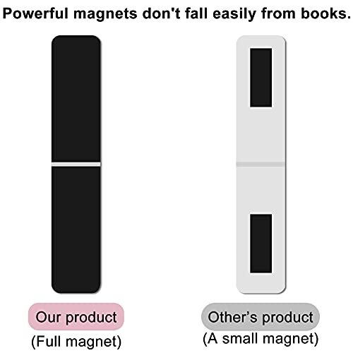 Joyberg 15 Pieces Magnetic Bookmarks Set - Misty, Ocean, Emerald for Reading & Book Lovers
