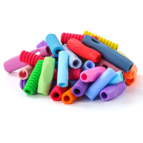 Classic 8-Pack Silicone Ergonomic Pencil Grips for Adults, Arthritis Relief