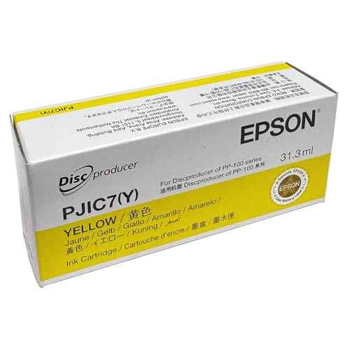 Digital Yellow Ink Cartridge (1-Pack) for DiscProducer PP-100, PP-50, PP-100II, PP-100N, PP-100BD, PP-100AP in Retail Packaging