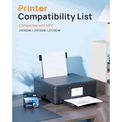 E-Z Ink Compatible Ink Cartridge Replacement for Brother LC401 XL LC401XL Ink Cartridge Use for MFC-J1010DW MFC-J1012DW MFC-J1170DW Printer (Cyan, 1-Pack)