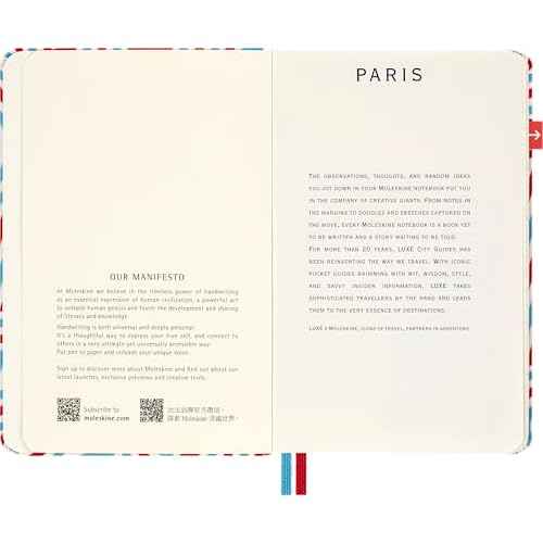 Moleskine LUXE x Paris City Travel Guide Notebook, Pocket (3.5" x 5.5"), 112 pages
