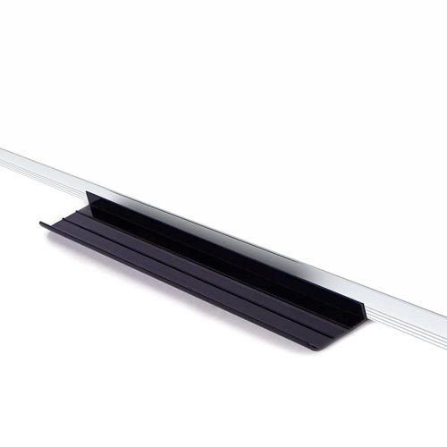 VIZ-PRO Dry Erase Board/Whiteboard, 36 X 24 Inches, Wall Mounted Board for School Office and Home, with 12-Count Markers