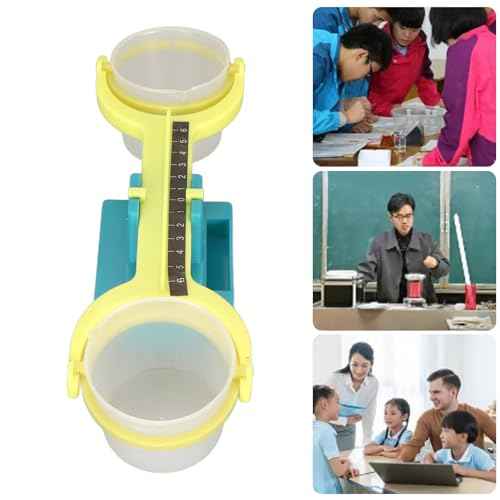 Toddler Balance Balance Scale for Classroom Double Bucket Balance Educational Plastic Kids Students Balance Scale for Mass Measurement Teaching