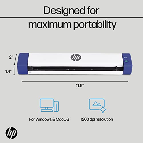 HP Portable USB Document & Photo Scanner Model HPPS100 for PC & Mac