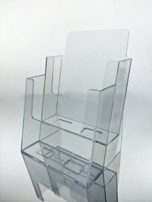 Dazzling Displays 2-Tier 6 x 9 Half-Page Brochure Holder