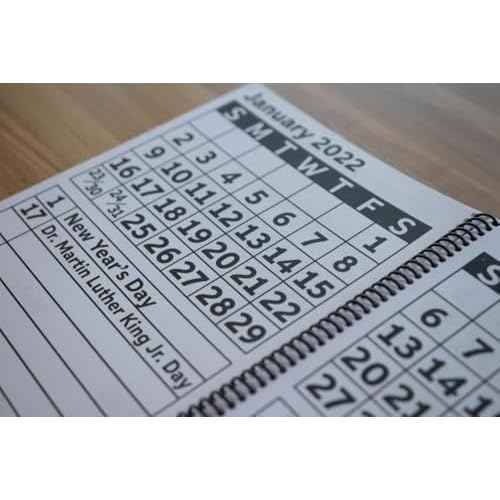 2026 EZ2See¢ç Weekly Planner Calendar - Daily Plan Organizer with Large Black Print, Numbers, Borders - High Contrast Appointment Book with Huge Space for Notes, Bold Lines