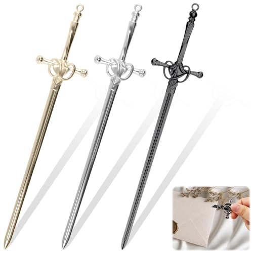 Stainless Steel Letter Openers Set - Multi-Color Mail & Envelope Slitter with Ergonomic Handles