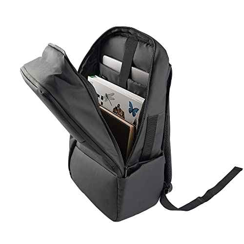 CZUR Business Travel Backpack for Men, Black Water Resistant Laptop Backpack, High Capacity Work Backpack Fits 17.3 Inch Laptop