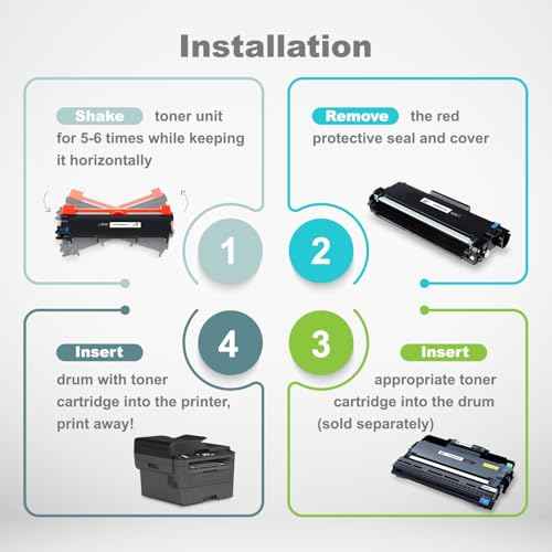 Compatible TN660 Toner Cartridge Brother Printer, TN-660, TN630 Replacement Cartridges for HL-L2300D HL-L2380DW HL-L2320D DCP-L2540DW HL-L2340DW HL-L2360DW MFC-L2720DW ? Black (2 Pack)