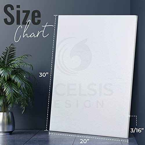 White Foam Board 20 x 30 x 3/16" (5mm) Inch, 10 Pack Acid-Free Foam Core Poster Board Sheets for Art, Crafts, Presentation, Vision Board, Signboard, and Party Decorations