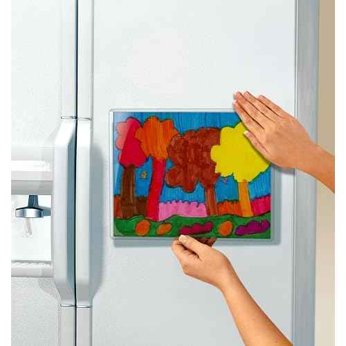 Display Pocket, Removable Interlocking Fasteners, Plastic, 8-1/2 x 11, Clear, Sold as 1 Each, 6PACK , Total 6 Each