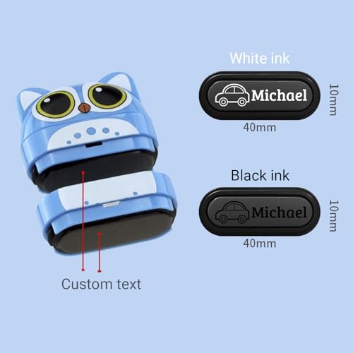 Waterproof Name Stamp for Clothes & School Uniforms - Personalized Signature Stamp