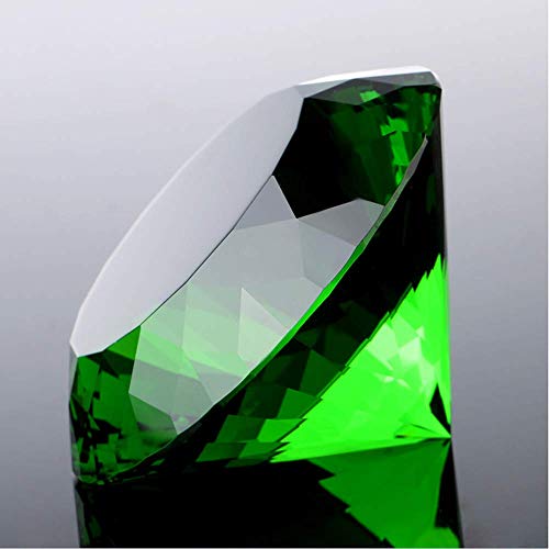 YARR Store Green Crystal Glass Diamond Paperweight 60mm - Gift & Decor