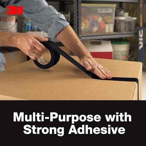3M Duct Tape Black, 1.88 inches by 20 yards, 3920-BK, 1 roll