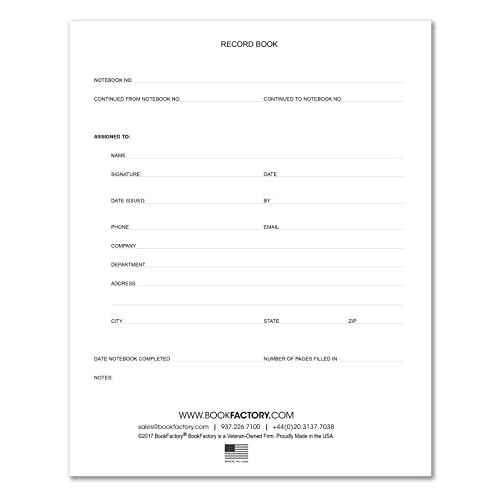 BookFactory Professional Record Book/Account Notebook/College Ruled Notebook - 240 pg 8'' x 10'' Section Sewn Hardbound (Made in USA)