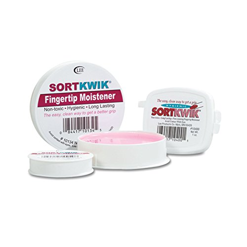 Lee Sortkwik Fingertip Moistener Pink 3/8 Ounce - 1 Pack